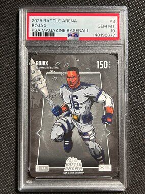 2025 BO JACKSON BATTLE ARENA PROMO PSA MAGAZINE BASEBALL #8 BOJAX PSA 10 GEM MNT